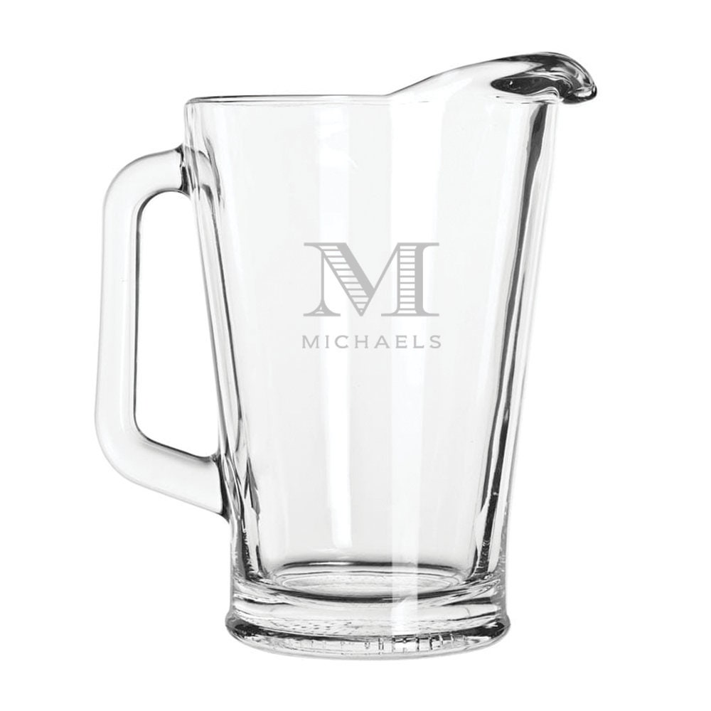 Etched 2 Qt. Acrylic Pitcher – The Monogrammed Home