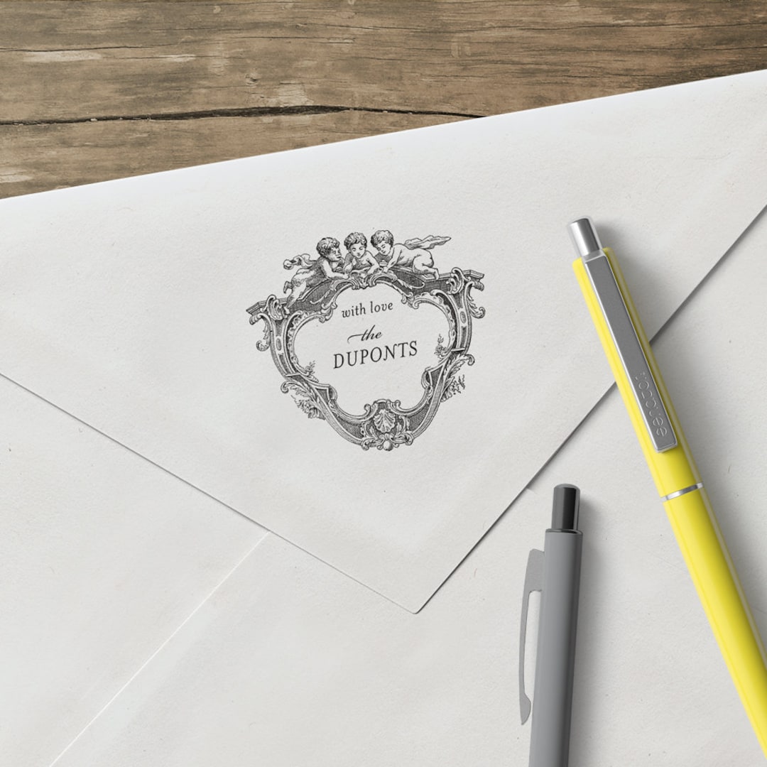 Alexa Pulitzer: Cherubs Stamp - Etsy