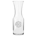 Personalized Engraved Glass Carafe - Custom Monogram for Outdoor Entertaining, Perfect Gift for Mother's Day, Housewarming, Wedding, & more