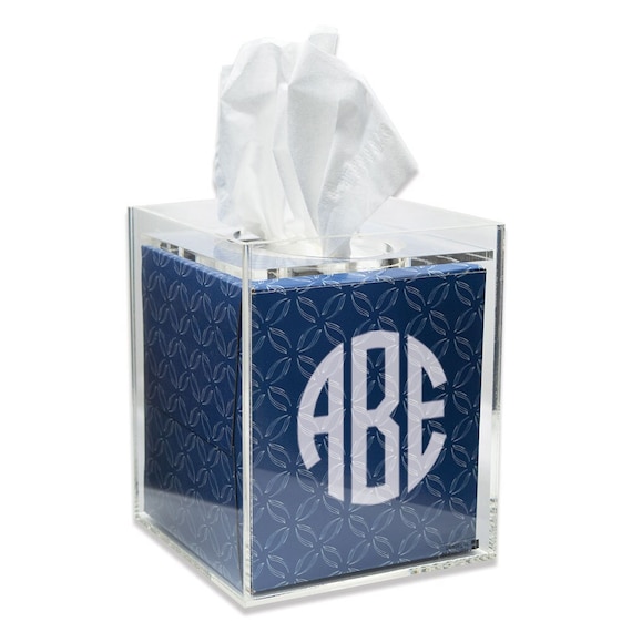 Personalized tissue box holder deals
