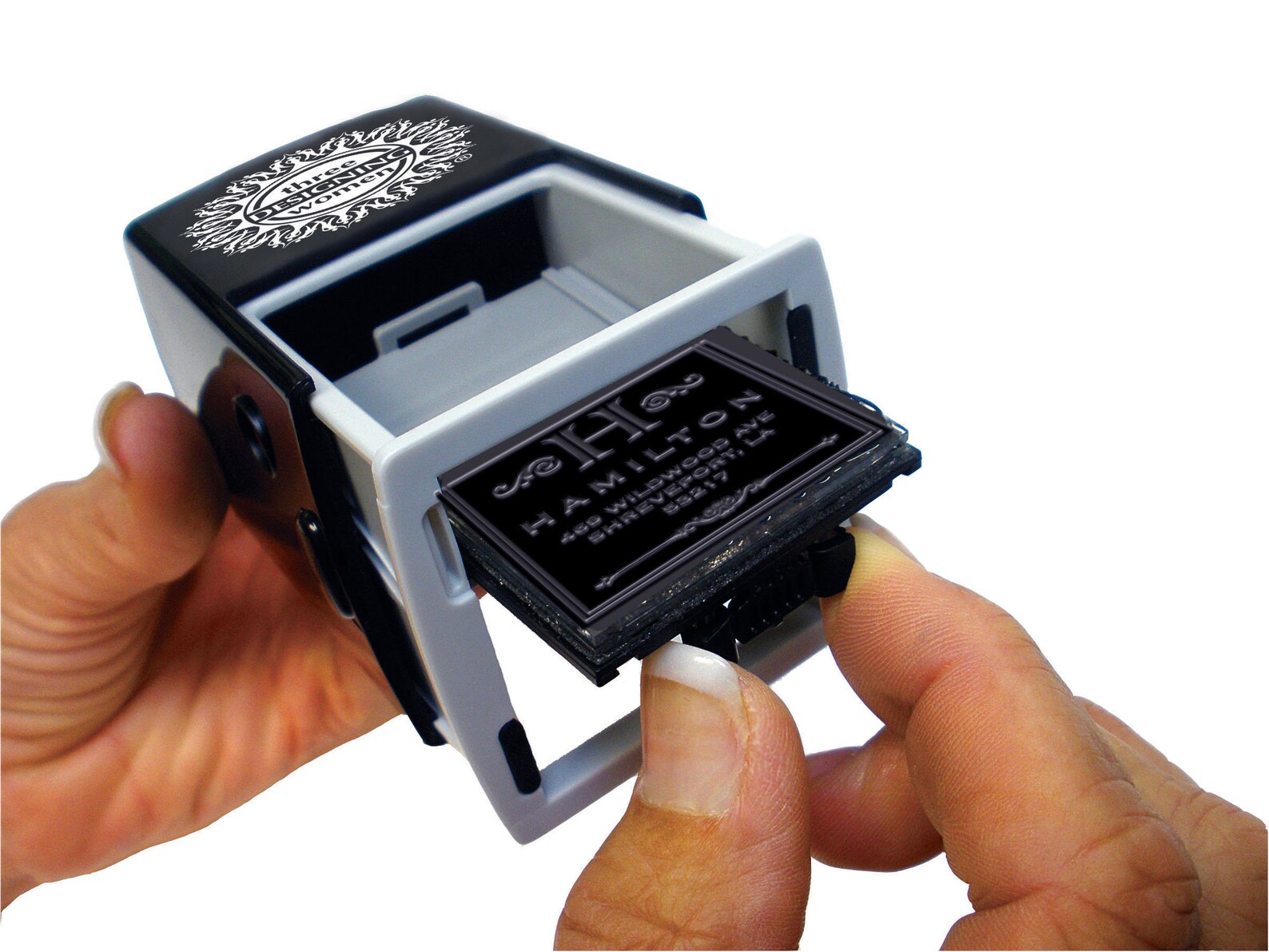 Alexa Pulitzer: Hornabet Stamp - Etsy