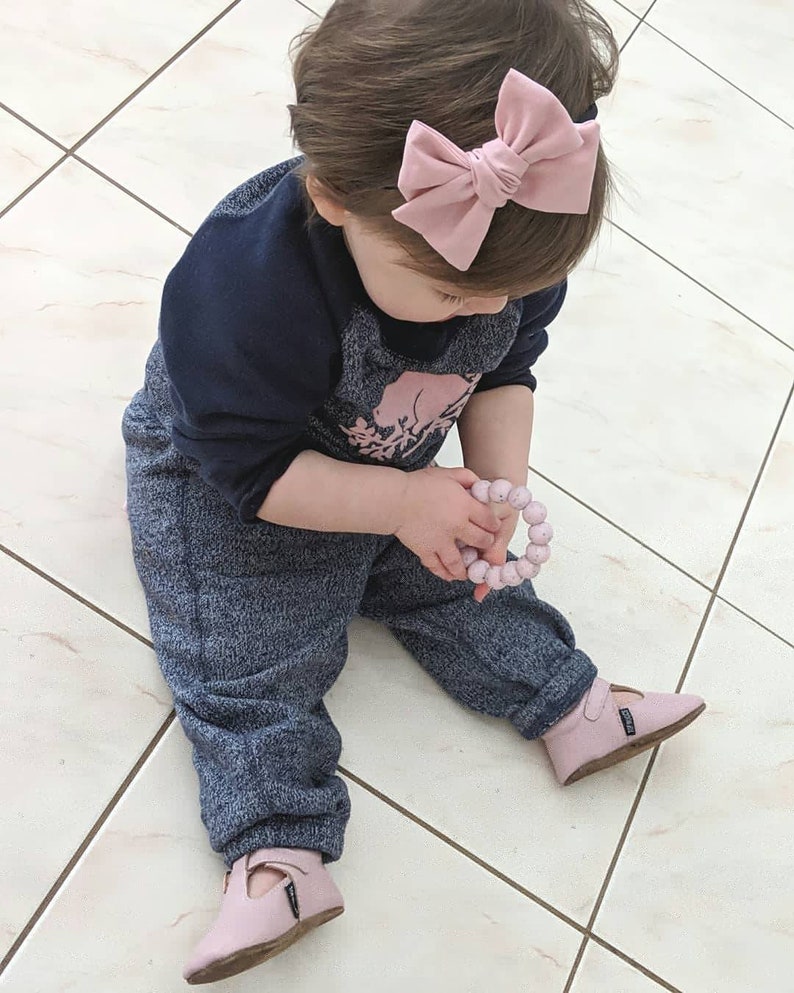 Baby Shower Gift Hair Bows Hair Accessories Pigtail Bows Pink Bow Baby Girl Headbands Newborn Bows Upcycled Blue Pinwheel Bow