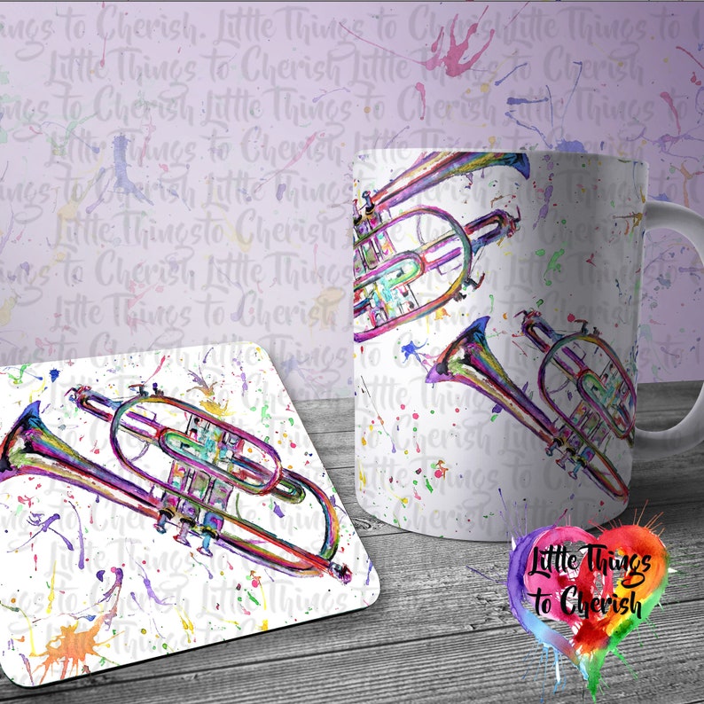 Clipart Rainbow Clip Art Brass Instrument Etsy UK