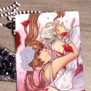 Majolie & Miséricorde • print - illustration carte postale (saint valentin)