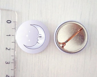 Mini Badge - Moon