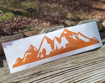 Mountains Vinyl Decal for Car, Truck, RV, Camper
