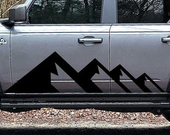 Mountains Vinyl Decal for Car, Truck, RV, Camper