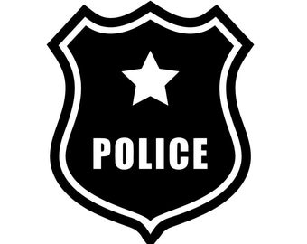 Police Department Window Vinyl Decal Sticker for a Car, SUV, Truck, Trailer, Toy.