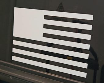 American Flag Vinyl Decal Sticker - Car, Truck, RV, Camper, Trailer
