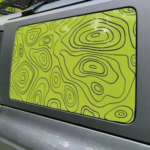 Topography Vinyl Decal Sticker DIY for your Car, Truck, Windows, RV, Camper, Trailer. Topographical lines decal, multiple colors and sizes.