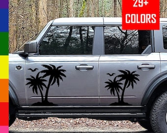 Palm Trees Vinyl Decal Sticker for Car, Truck, RV