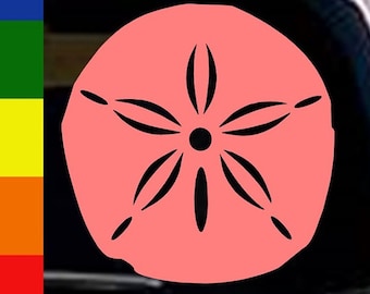 Sand Dollar Vinyl Decal for Car, Truck, RV