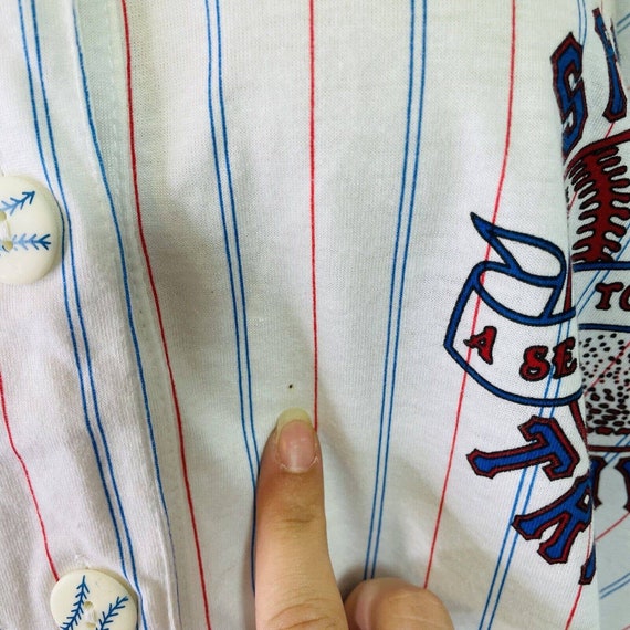 Vintage Baseball Jersey For Sleeping T-Shirt | Dr… - image 8