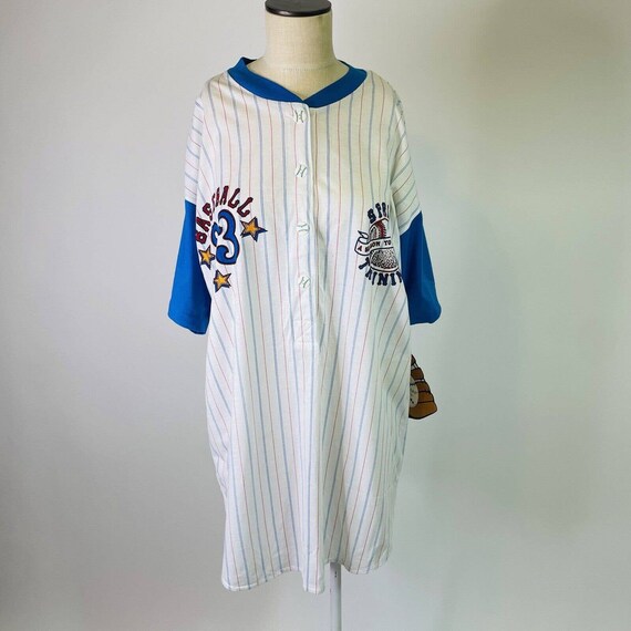 Vintage Baseball Jersey For Sleeping T-Shirt | Dr… - image 1