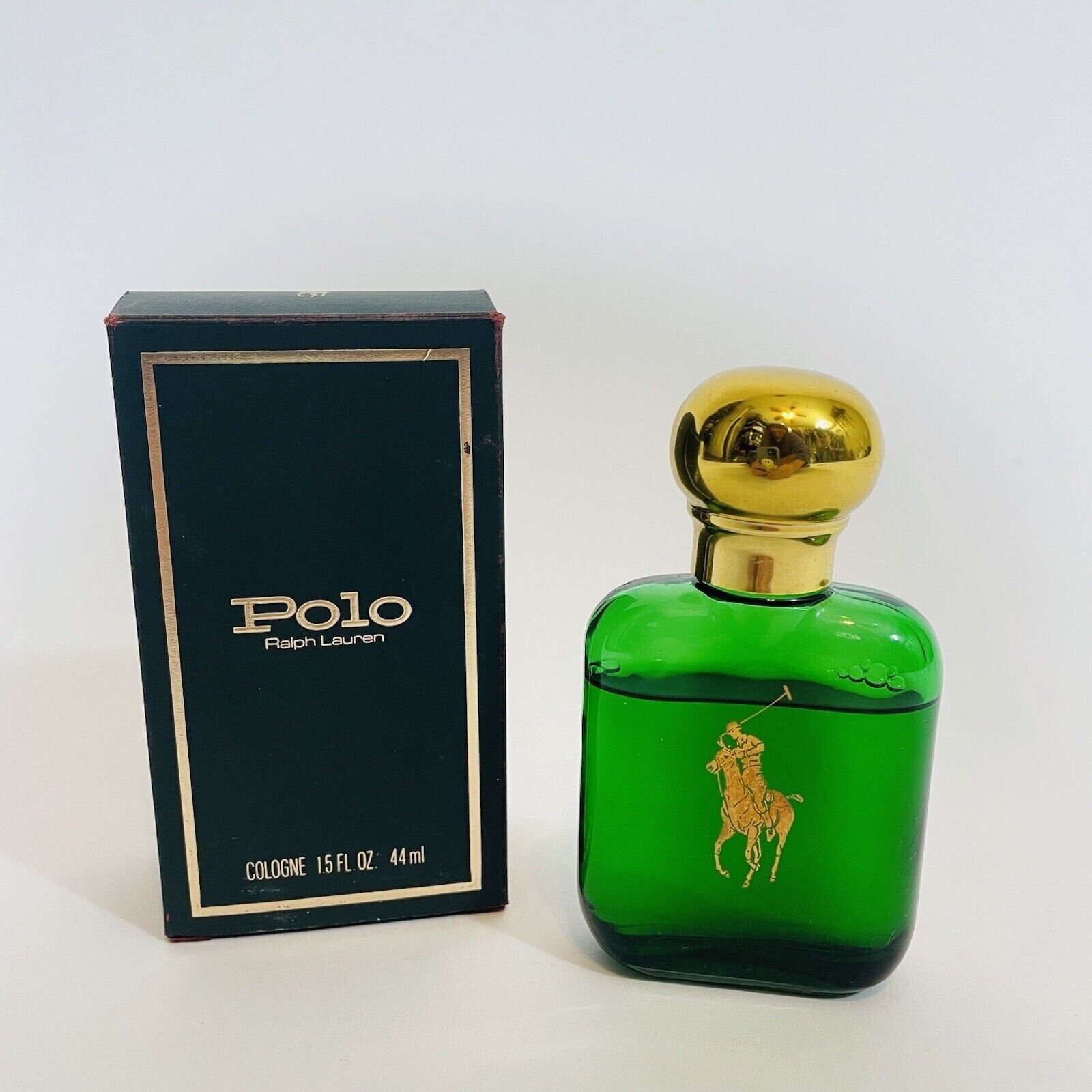 Vintage Polo Cologne Green Bottle 1.5 Oz Original Formula Warner Lauren  4000 