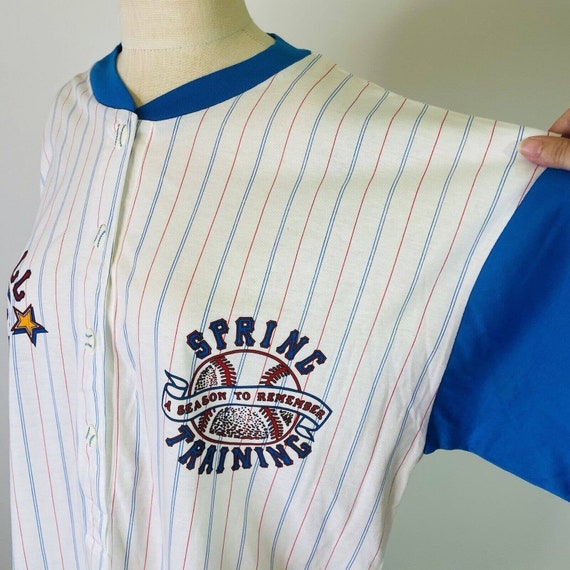 Vintage Baseball Jersey For Sleeping T-Shirt | Dr… - image 5