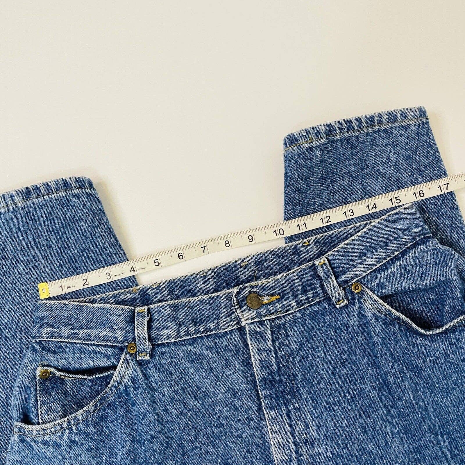 Vintage Lee Jeans USA Made High Rise Relaxed Tapered Etsy