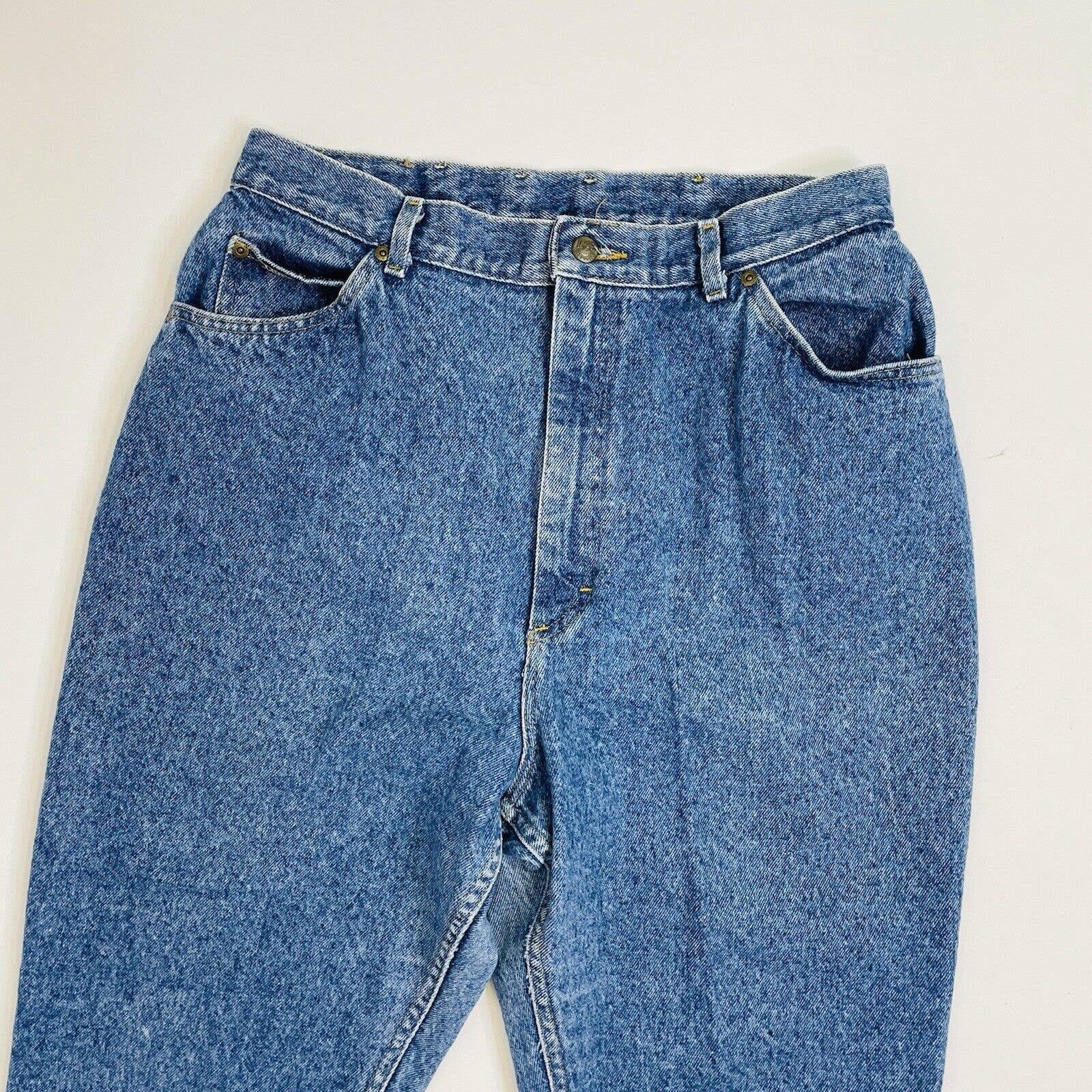 Vintage Lee Jeans USA Made High Rise Relaxed Tapered Etsy