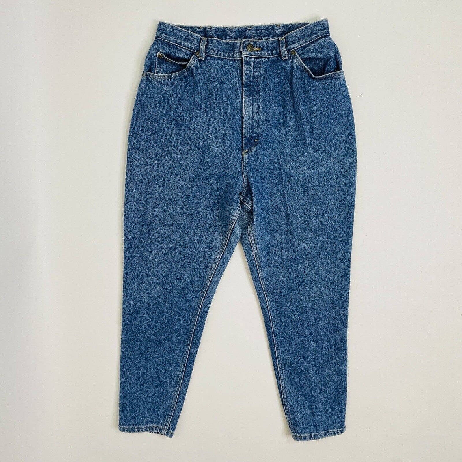 Vintage Lee Jeans USA Made High Rise Relaxed Tapered Etsy