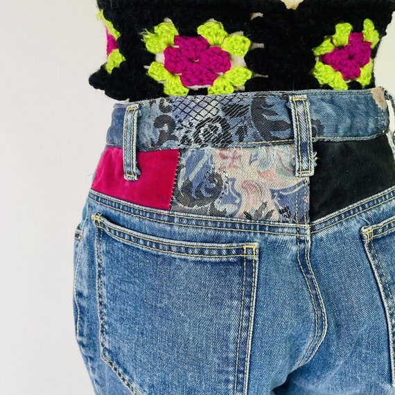 Vintage Patched Floral Jeans | Breaker | USA Made… - image 9