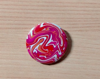Lesbian Marbled Subtle Pride Badge