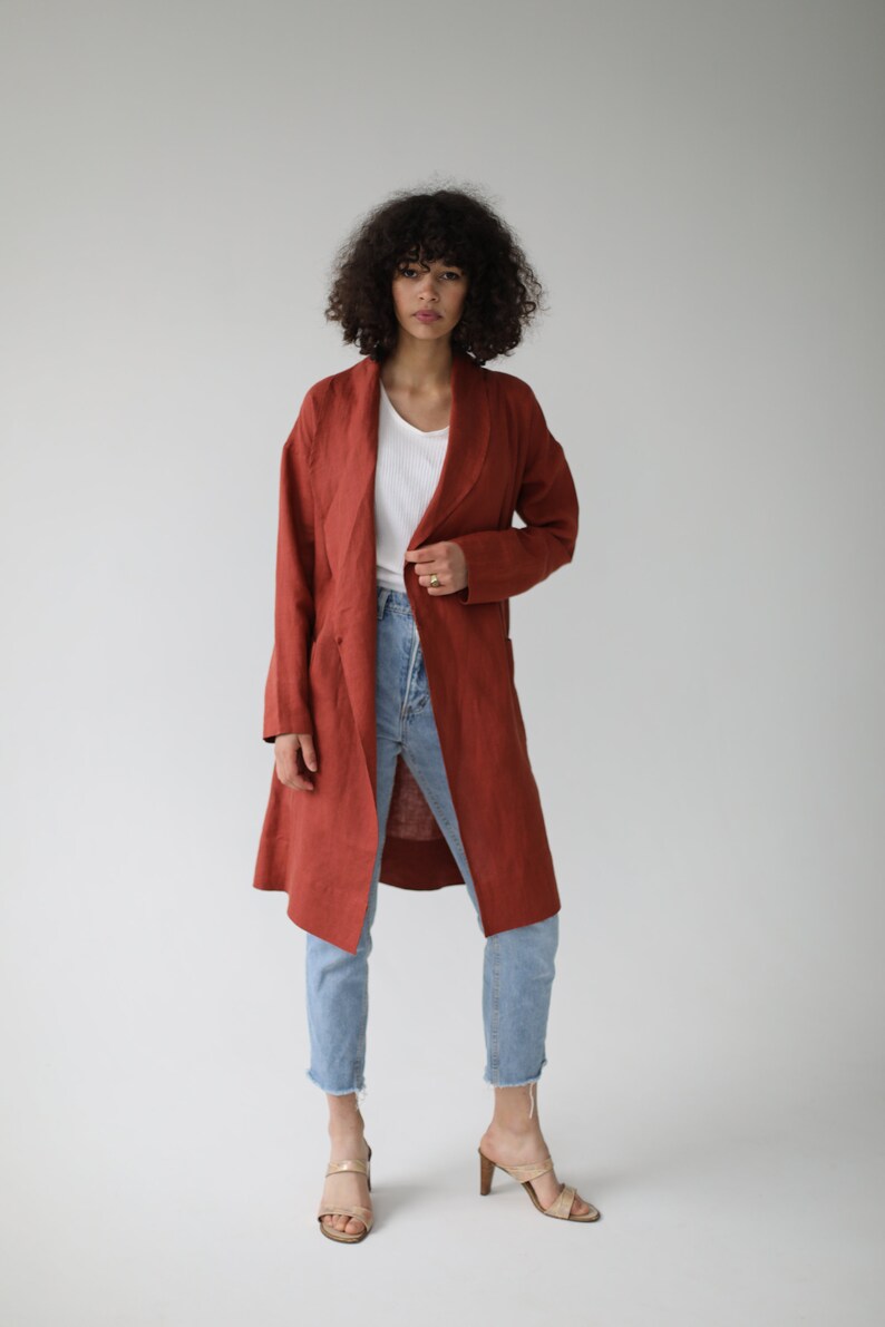 linen wrap jacket
