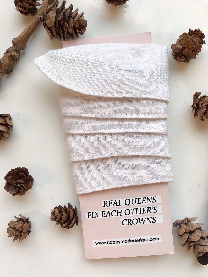 Linen Boho Wire Headbands // Natural Hair Accessory // Women Etsy