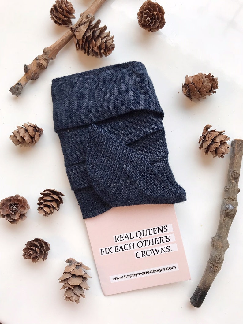 Linen Boho Wire Headbands // Natural Hair Accessory // Women Etsy