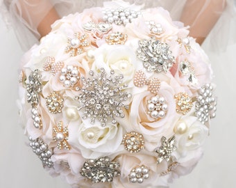 Brooch Bouquet-Custom Bridal Brooch Bouquet