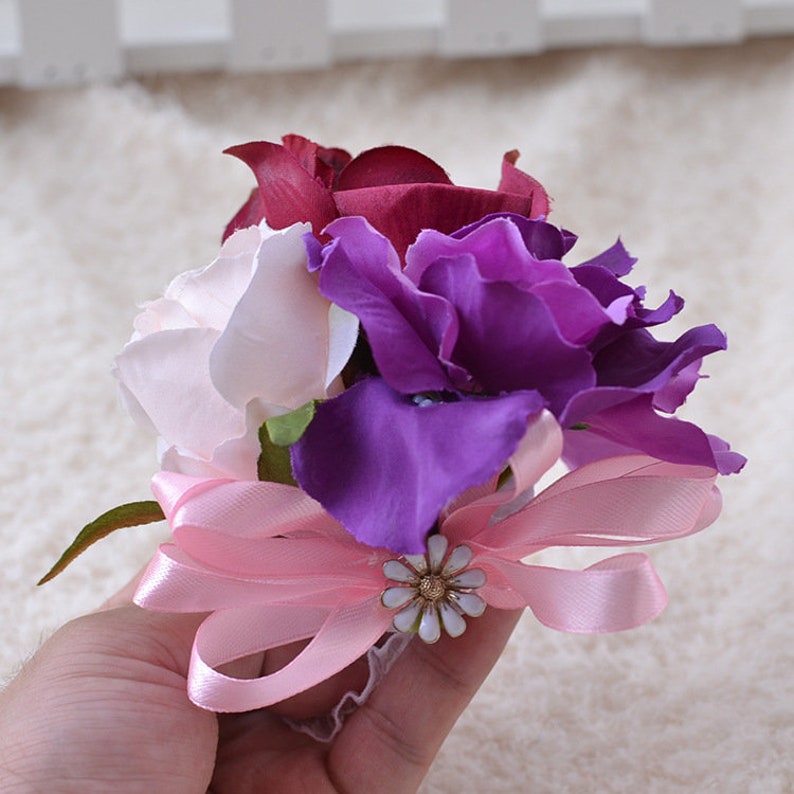 Wedding Bouquet Artificial Real Touch Flowers Bridal Bouquet Etsy