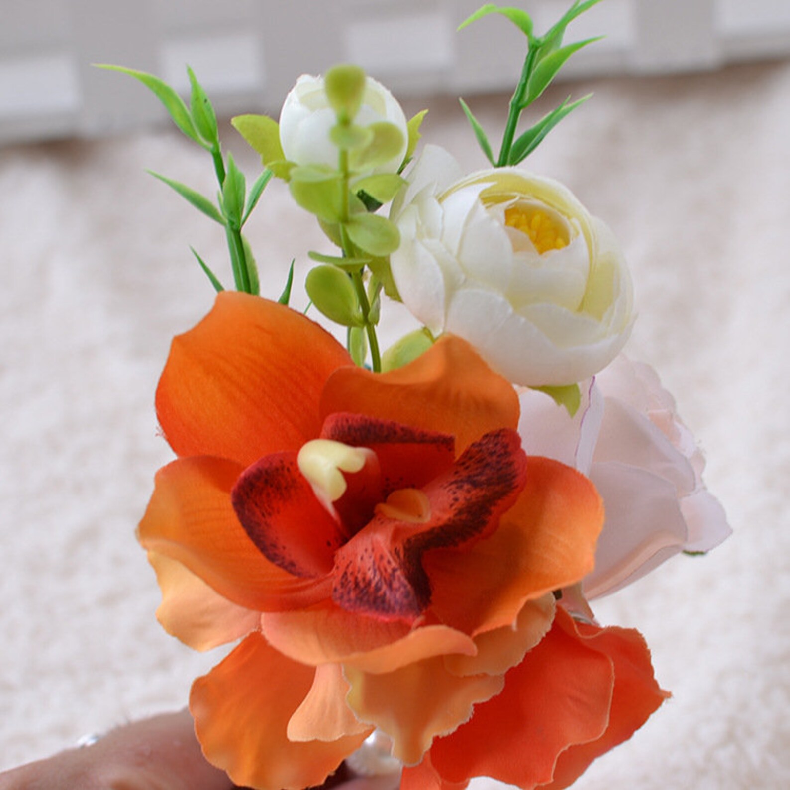 Artificial Real Touch Flowers Wedding Bridal Bouquet Pink Etsy