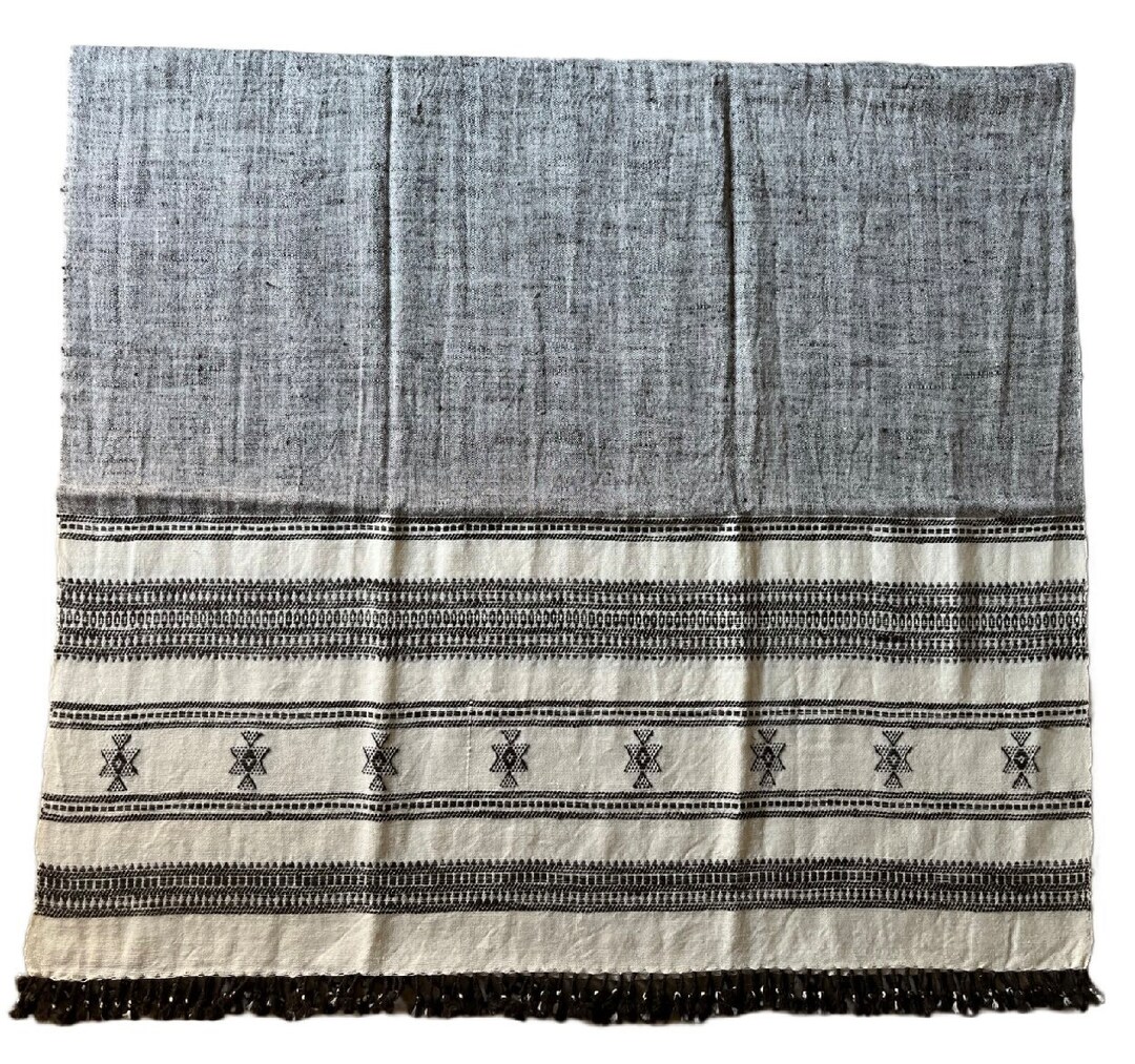 India Ranu Ruliya RANU | Bhujodi Wool Throw | Indian Wool Throw | Handwoven Contemporary ...