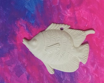 pesce in ceramica bianca da decorare collezione white Fish ceramic for decoration bomboniera aprifesta