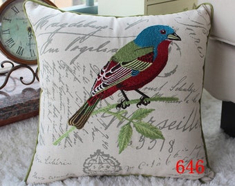 Bird Throw Pillow Etsy