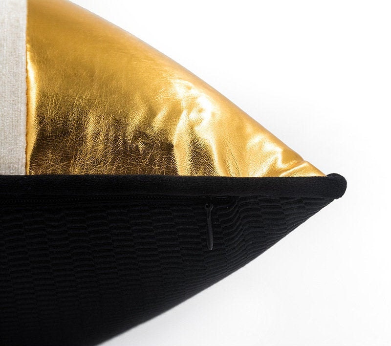 Throw Pillows Black Gold Throw Pillows Pillow Covers Fashion Etsy