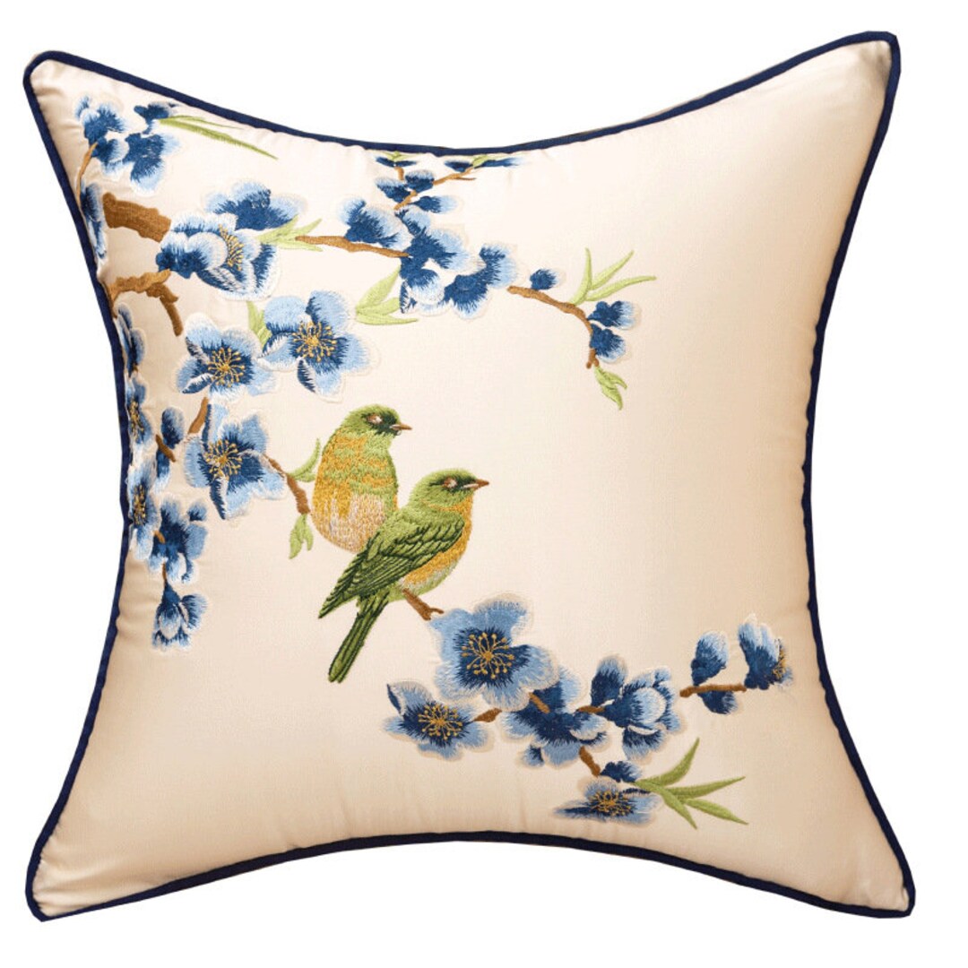 Throw Pillow Bird Pillow, Decorative Pillows Bird Pillow Covers, Pillow