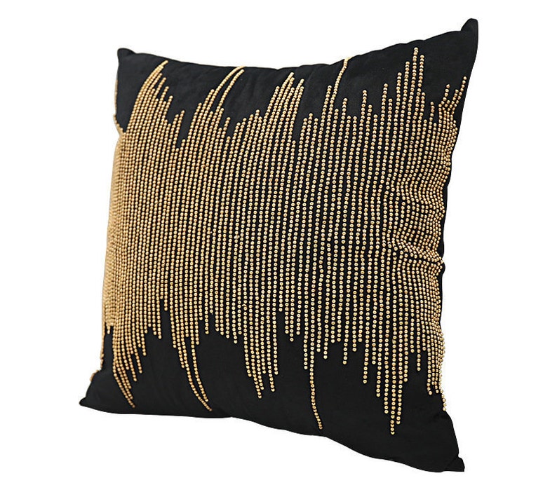 Throw Pillows Black Throw Pillow High End Pillow black Etsy