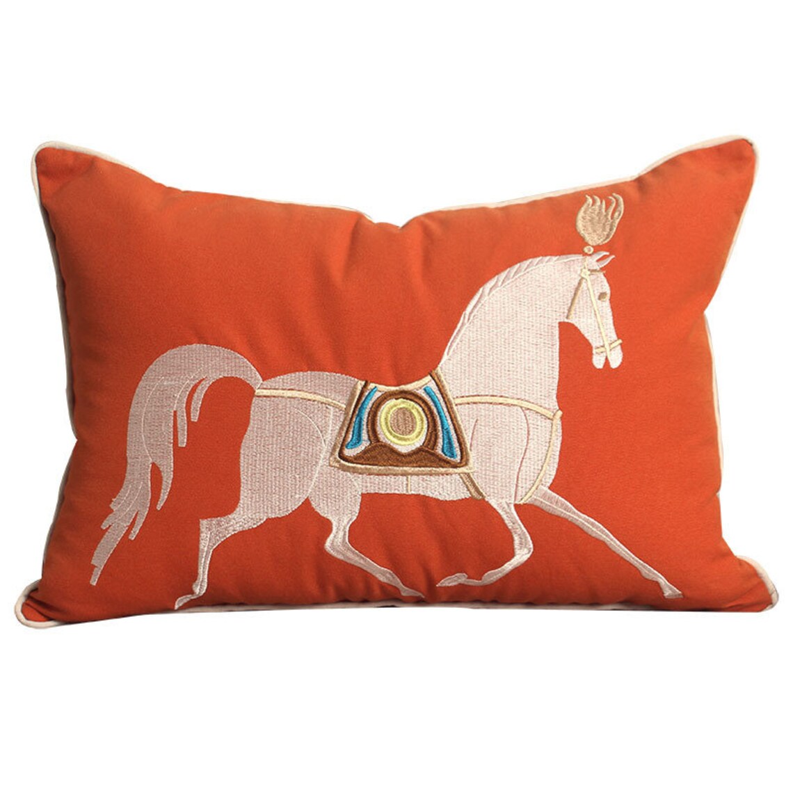 Horse Pillow Cover Couch Pillow Hermes Pillow Animal Print Etsy