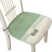 Dining Chair Pad With Ties,  Chair Cushion Cotton,  Seat Pads, Kitchen Chair Pads, Pink Gingham  Plaid ,Green Gingham Plaid, Nature!! 