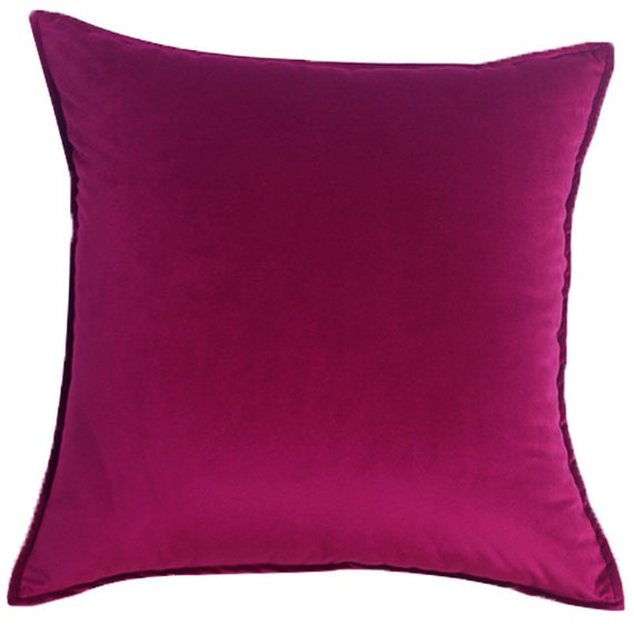 Wine Velvet Cushion Cover Home Decor 