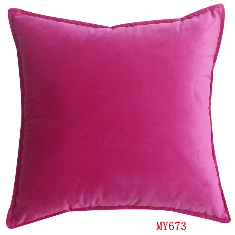 Custom Photo Pillows - 18-inch Velvet Throw Pillow