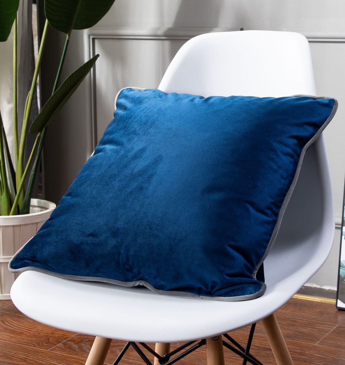 Dusty Pink Velvet Pillow Covers Velvet Navy Blue Pillows Etsy