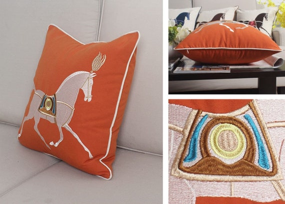 Horse Pillow Cover Couch Pillow Hermes Horse Pillow Cover Couch Pillow Hermes