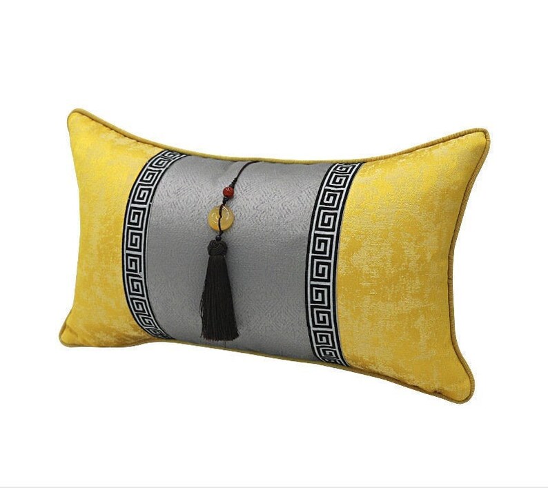 Lumbar Pillow Chinoiserie Pillow Throw Pillow Decorative Etsy