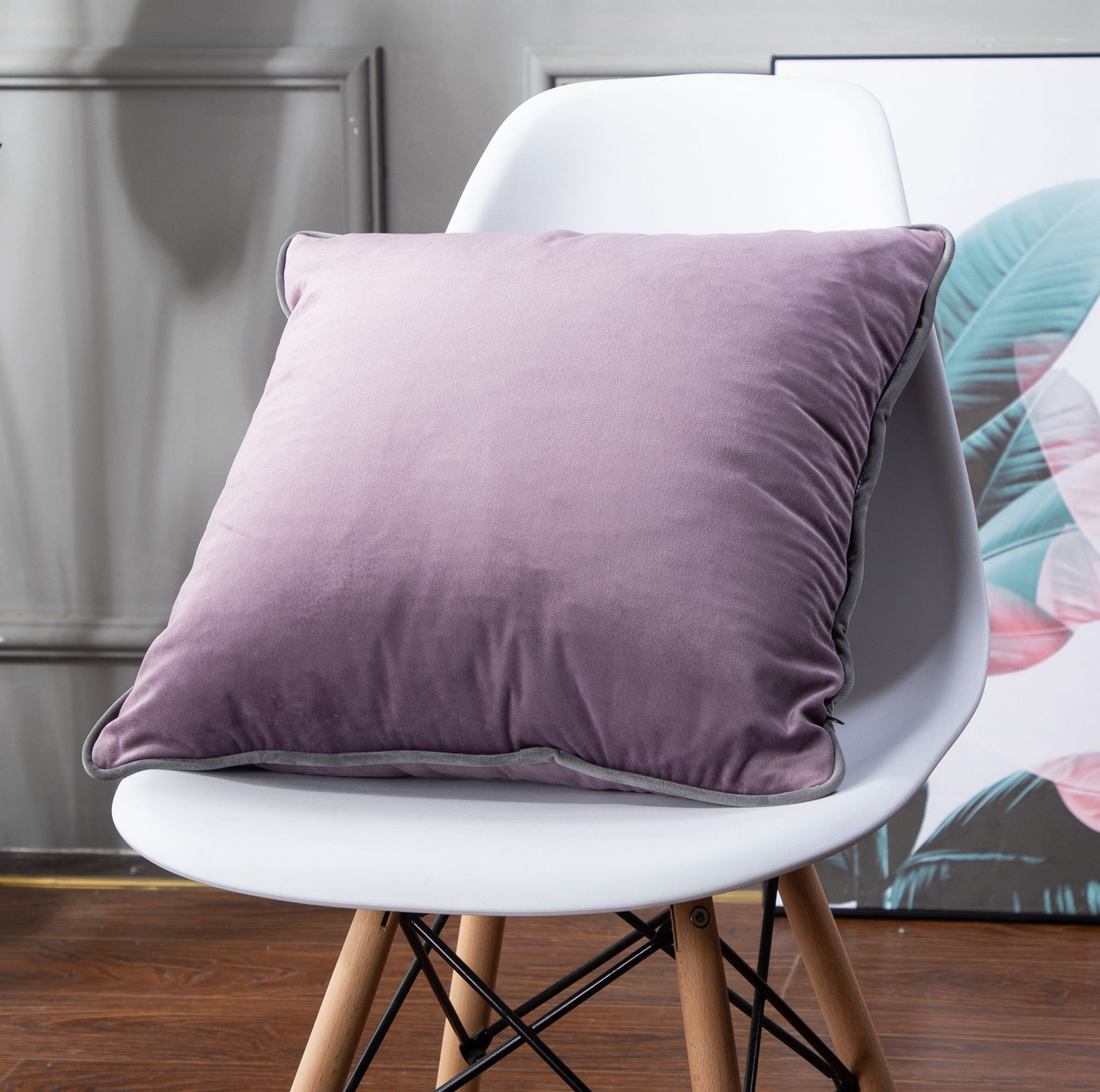 Dusty Pink Velvet Pillow Covers Velvet Navy Blue Pillows Etsy