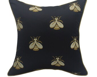 pillow covers bee pillow cover, pillow cover throw pillow covers 18x18, throw pillow embroidered pillow,  throw pillows  black throw pillows