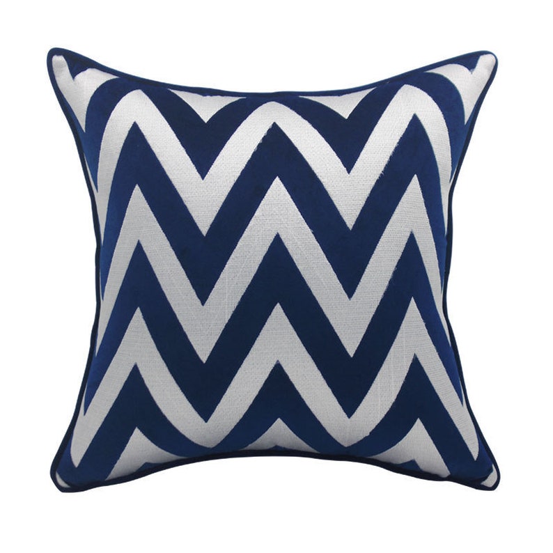 Velvet Pillow Cover Navy With White Pillow Cushion Cover Velvet Cushions,Throw Pillows Velvet Throw Pillows,Velvet Pillow Pillow Collection
