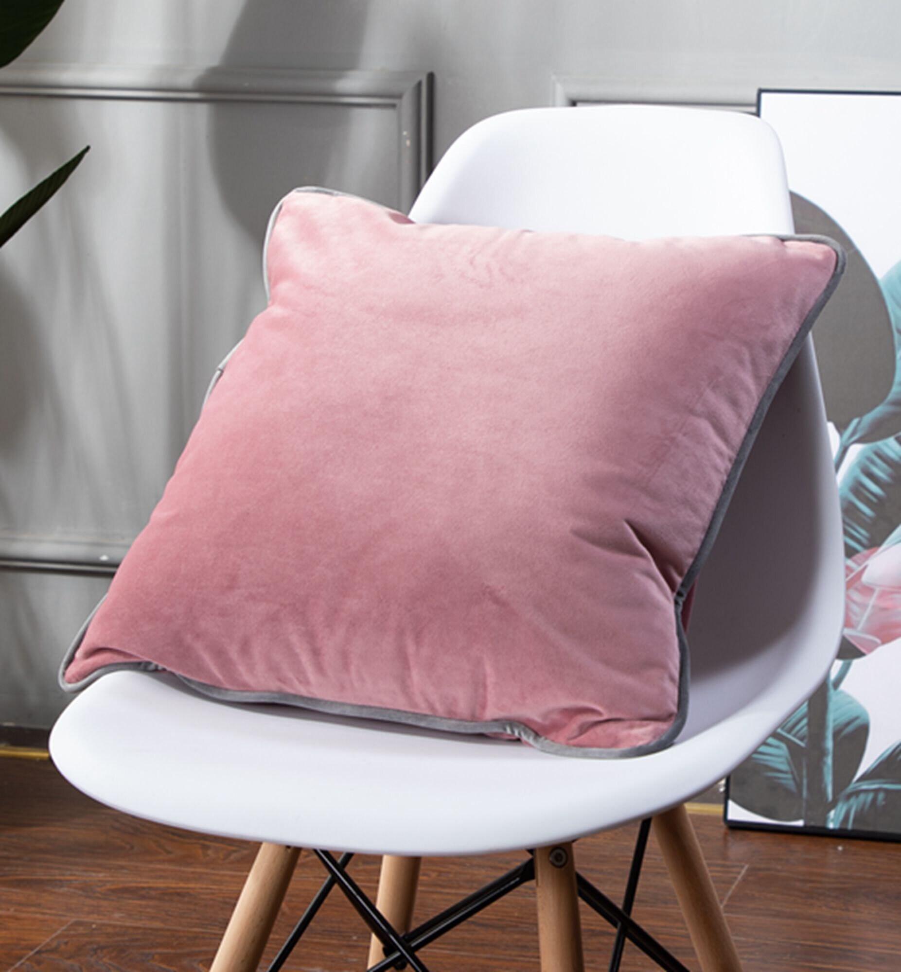 Dusty Pink Velvet Pillow Covers Velvet Navy Blue Pillows Etsy