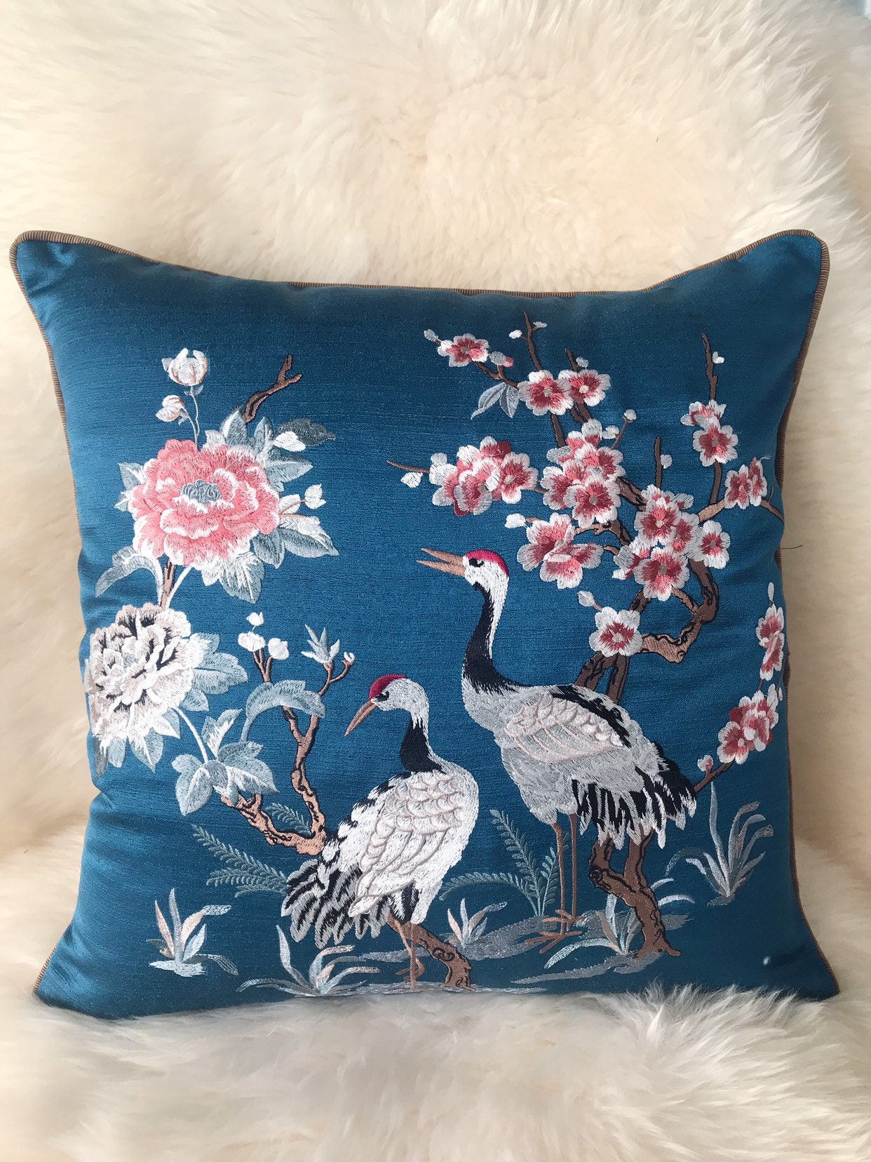 Pillow Covers Bird Pillow Cover Throw Pillows Bird Throw Etsy