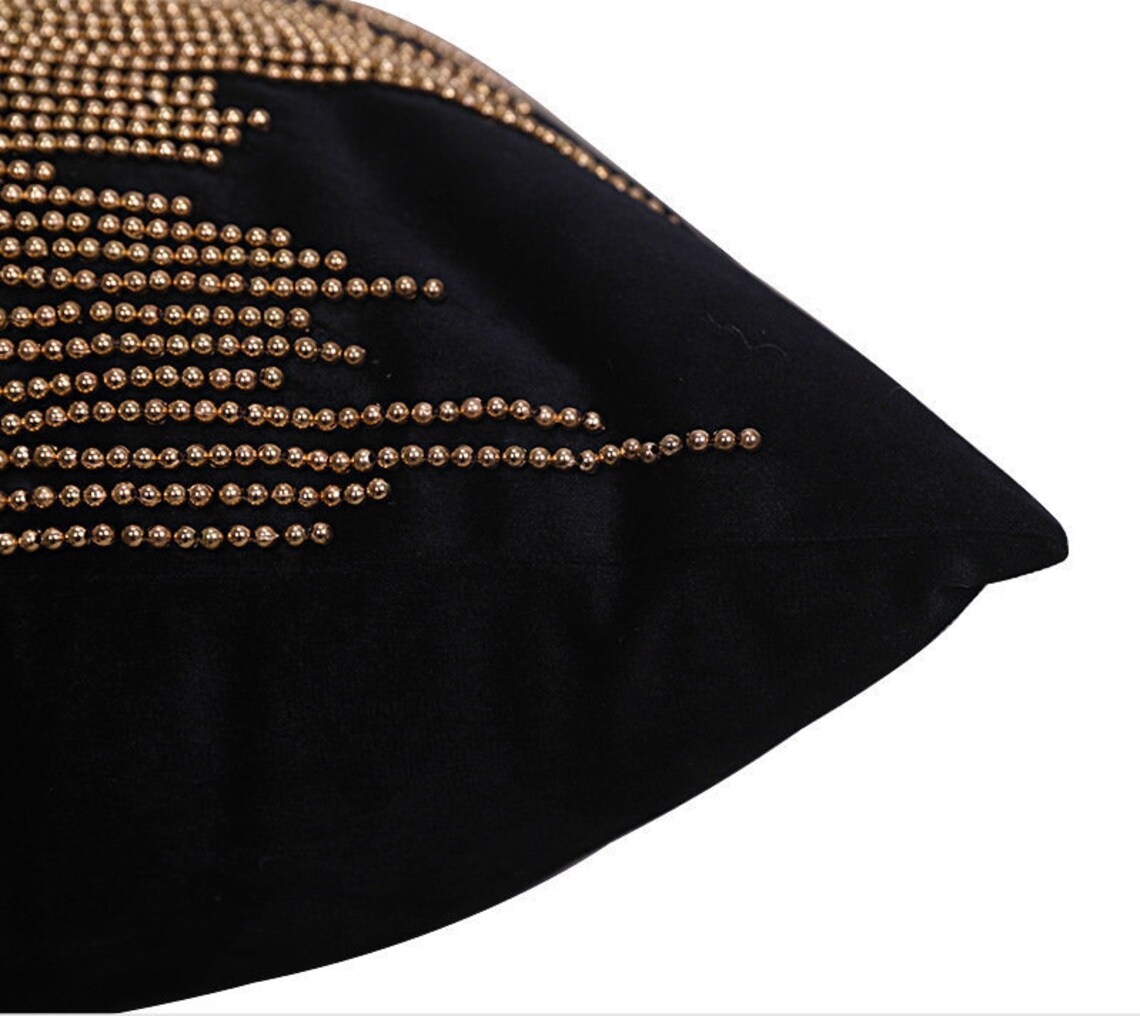 Throw Pillows Black Throw Pillow High End Pillow black Etsy